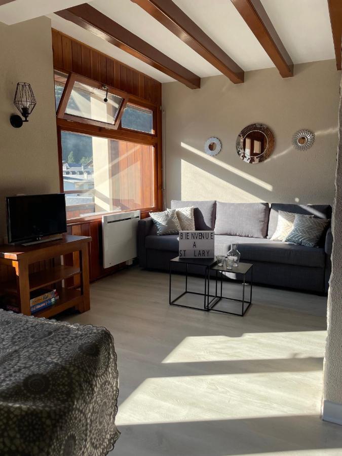Appartement 58 M2 Avec Piscine Interieure Vue Montagne Centre Village , Parking Prive Saint-Lary-Soulan Luaran gambar